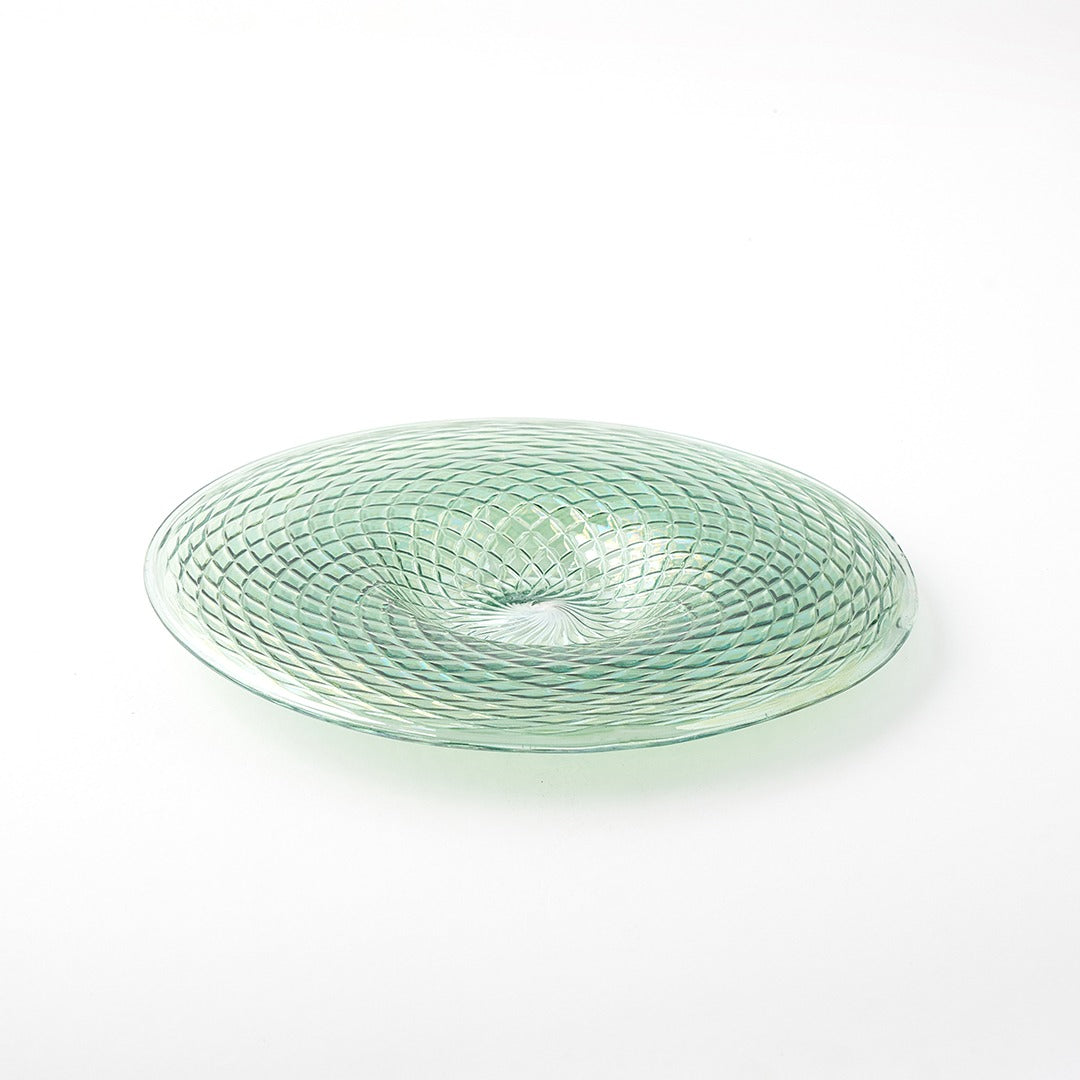 Rantooly - Hand Blown Glass Serving Plate