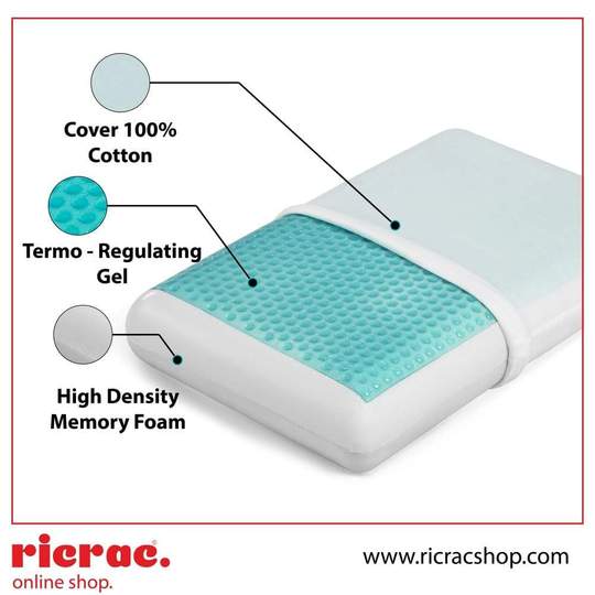 مخدة التبريد أفضل منتج للكبار والصغار Cooling Memory Foam Gel Pillow