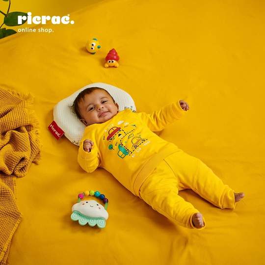 وسادة دعم رأس الطفل من ريك راك ونمو صحي لطفلك Memory Foam Baby Head Pillow - Rede