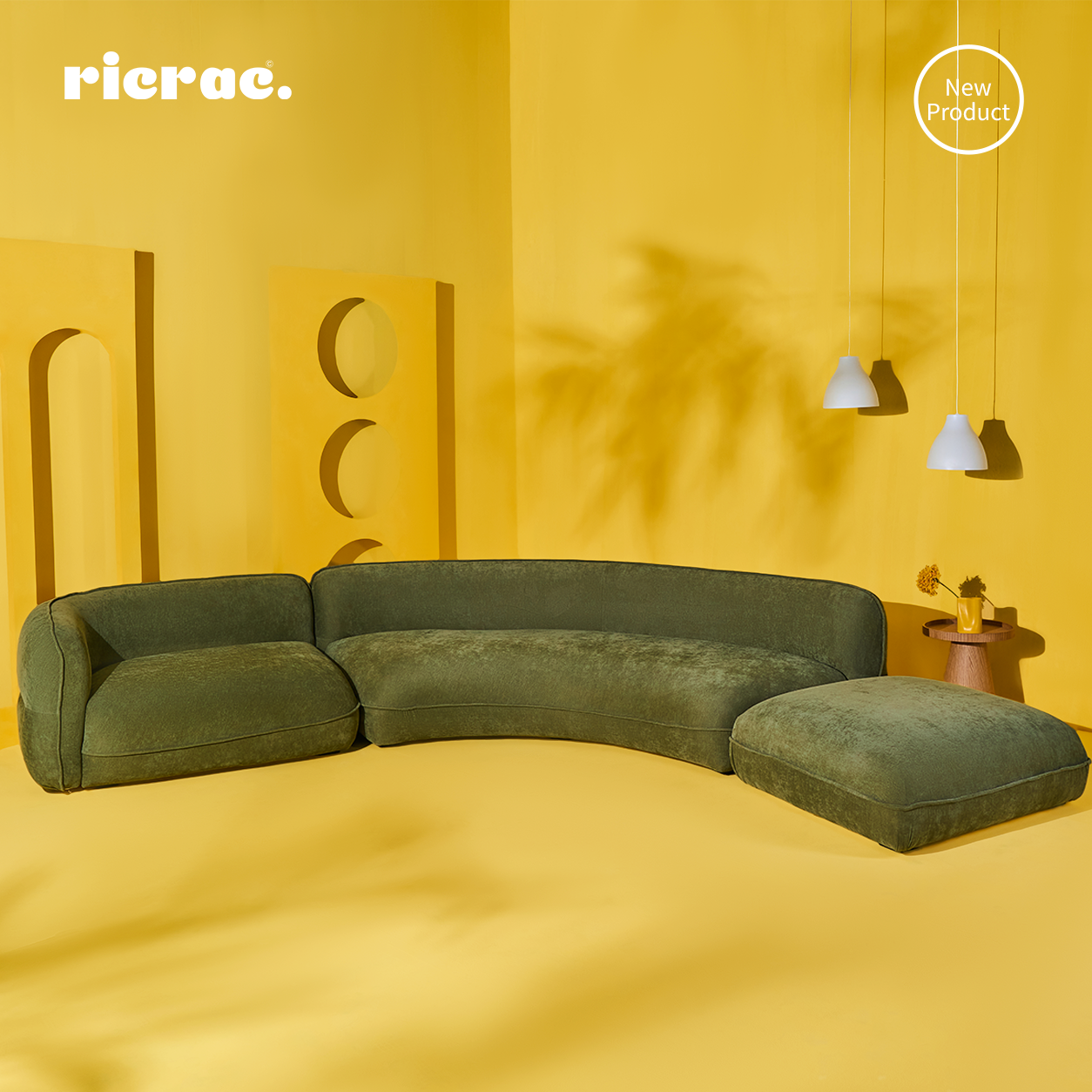 Ravido- Super Soft Seaters Curved Sofa