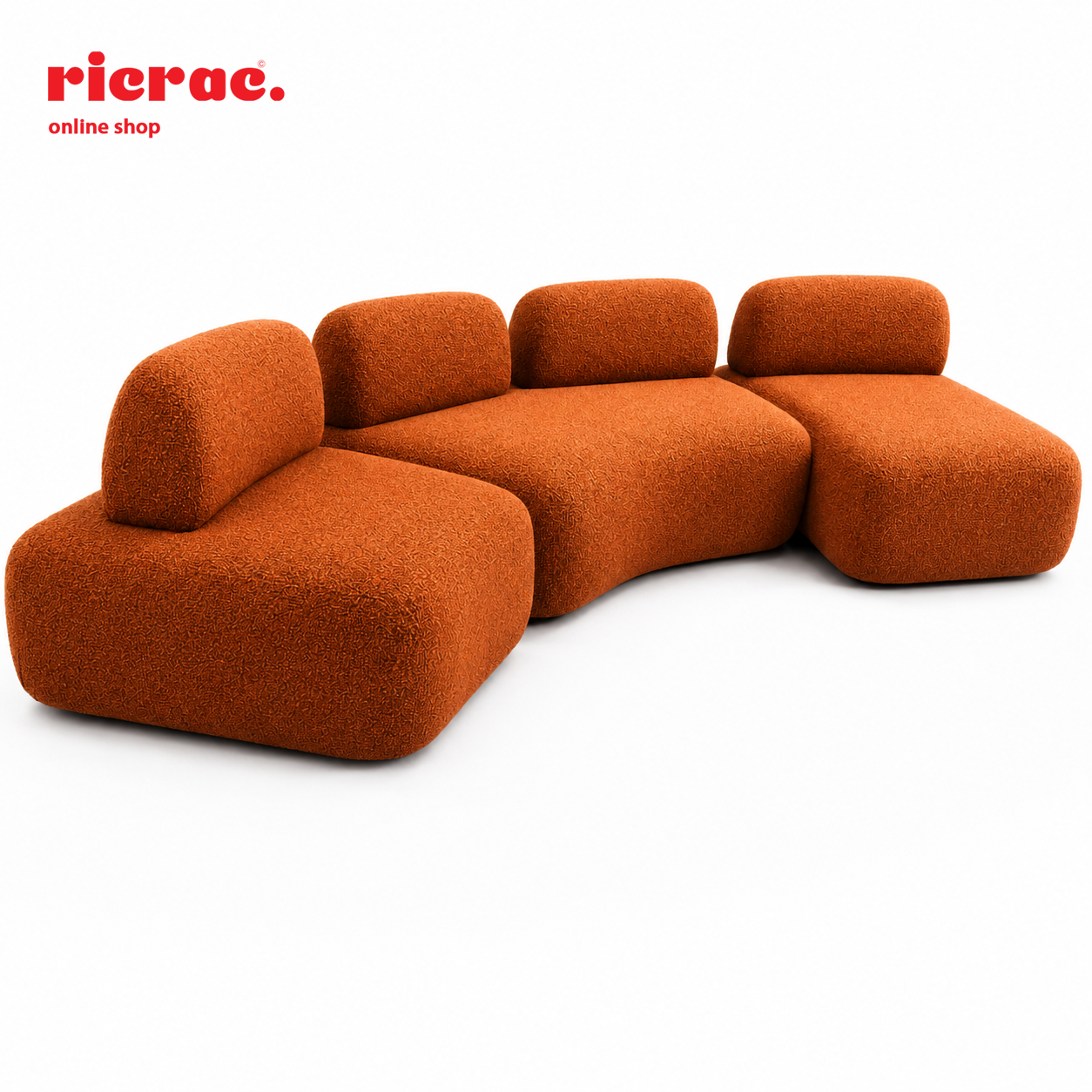 Romera- Super Soft Seaters Semi Curved Sofa