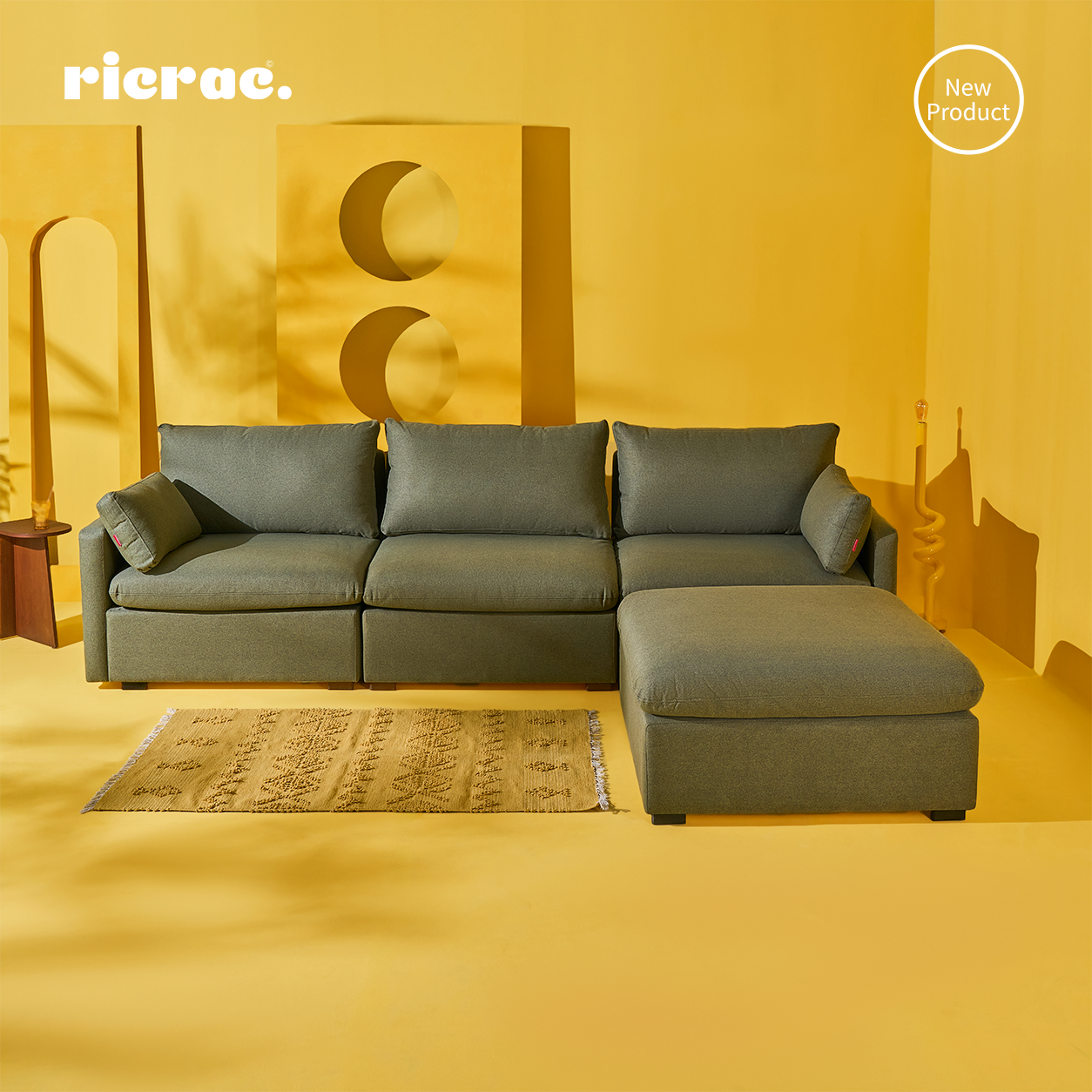 Rabou- Super Soft Lshape Sofa