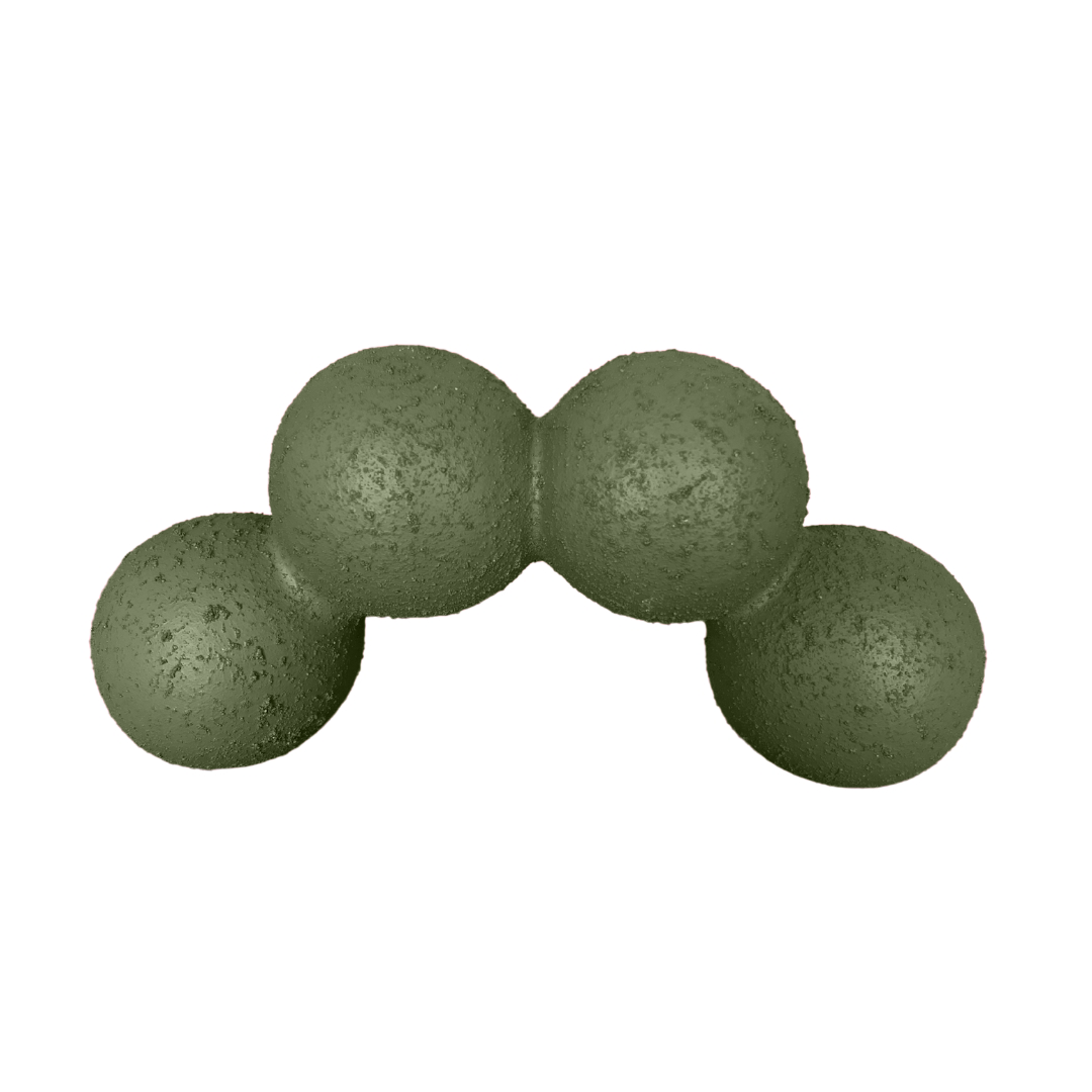 Rondo- Clustered Orb Clay Vase in a playful design with rounded orbs, showcasing modern and organic aesthetics.