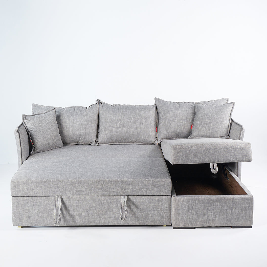 Rifal L-Shape Bed - Stylish Sofa & Comfortable Bed - Ricrac Shop