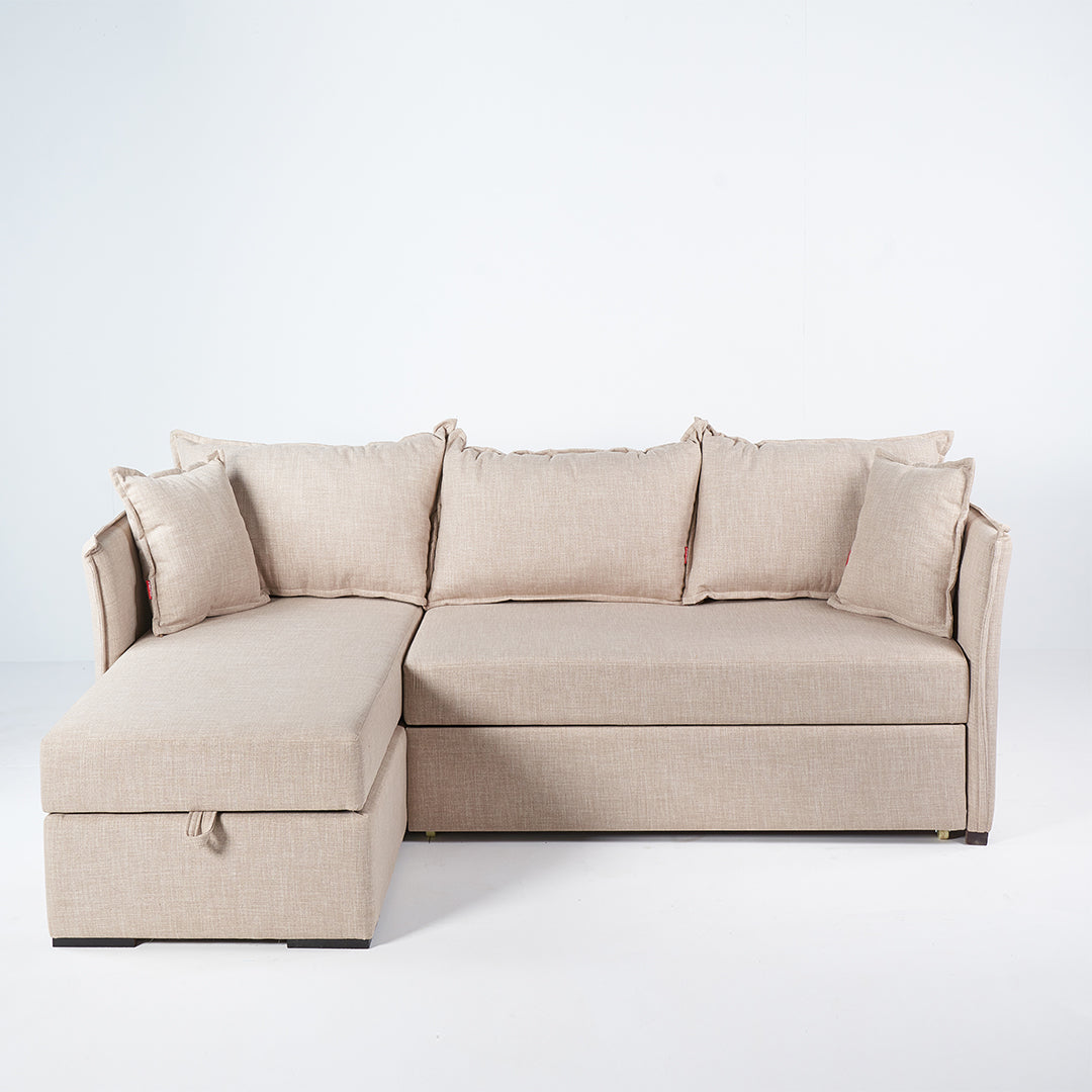 Rifal L-Shape Bed - Stylish Sofa & Comfortable Bed - Ricrac Shop