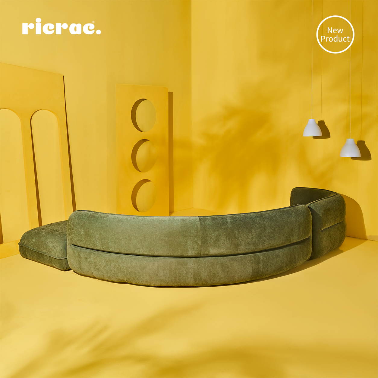 Ravido- Super Soft Seaters Curved Sofa