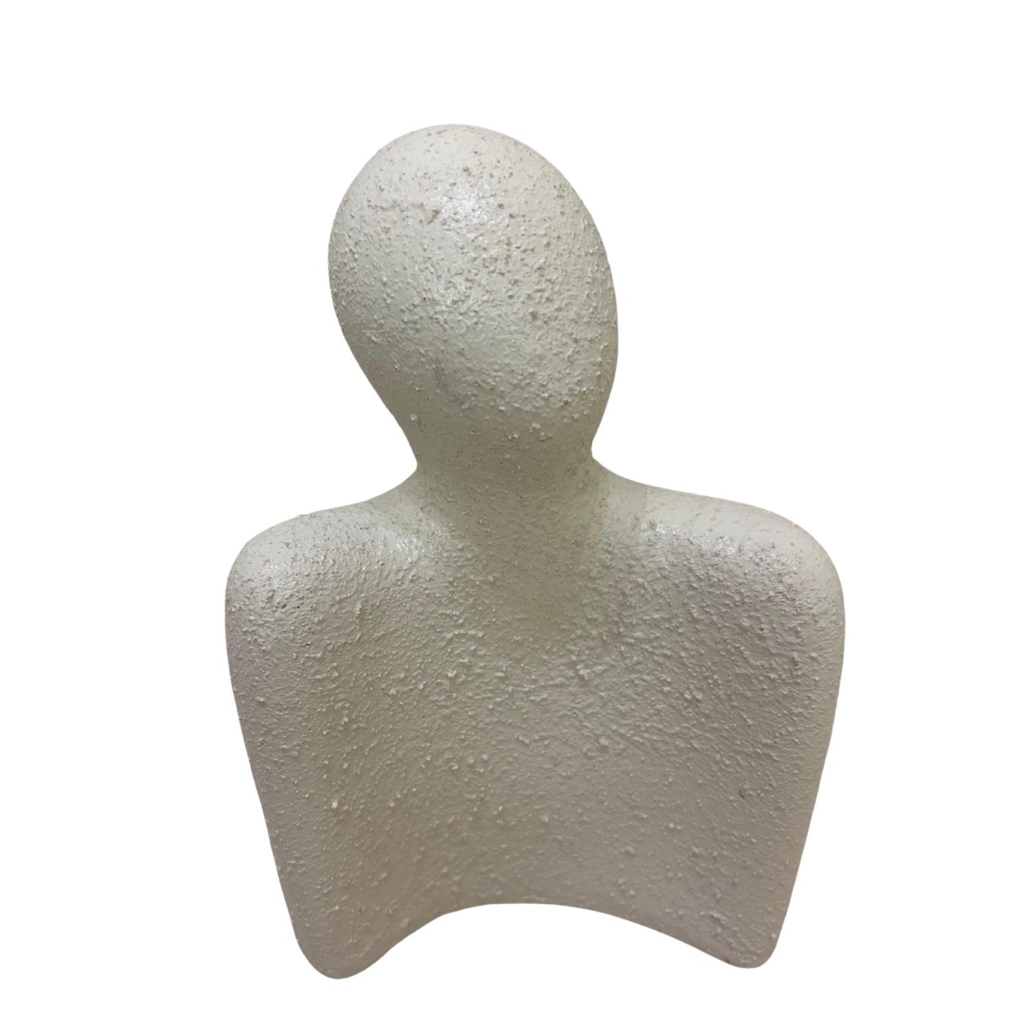 Handcrafted clay accessory for decor, featuring a textured design and neutral color, ideal for enhancing any space.