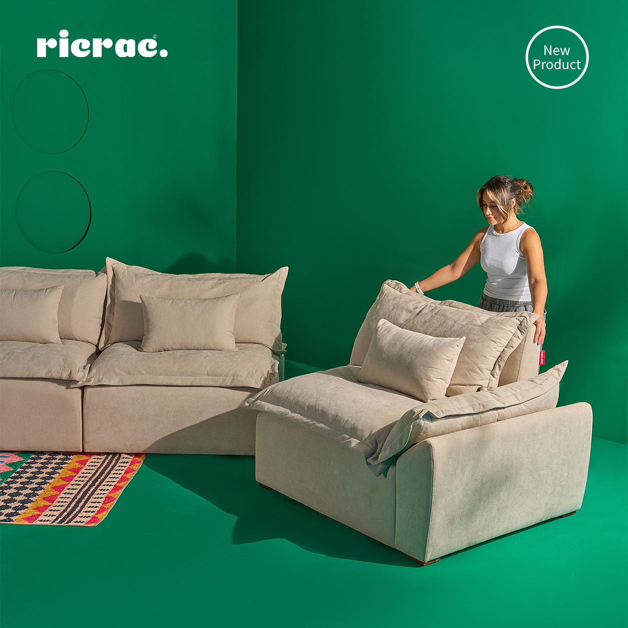 Rubano- Super Soft Sofa with Back Mechanism