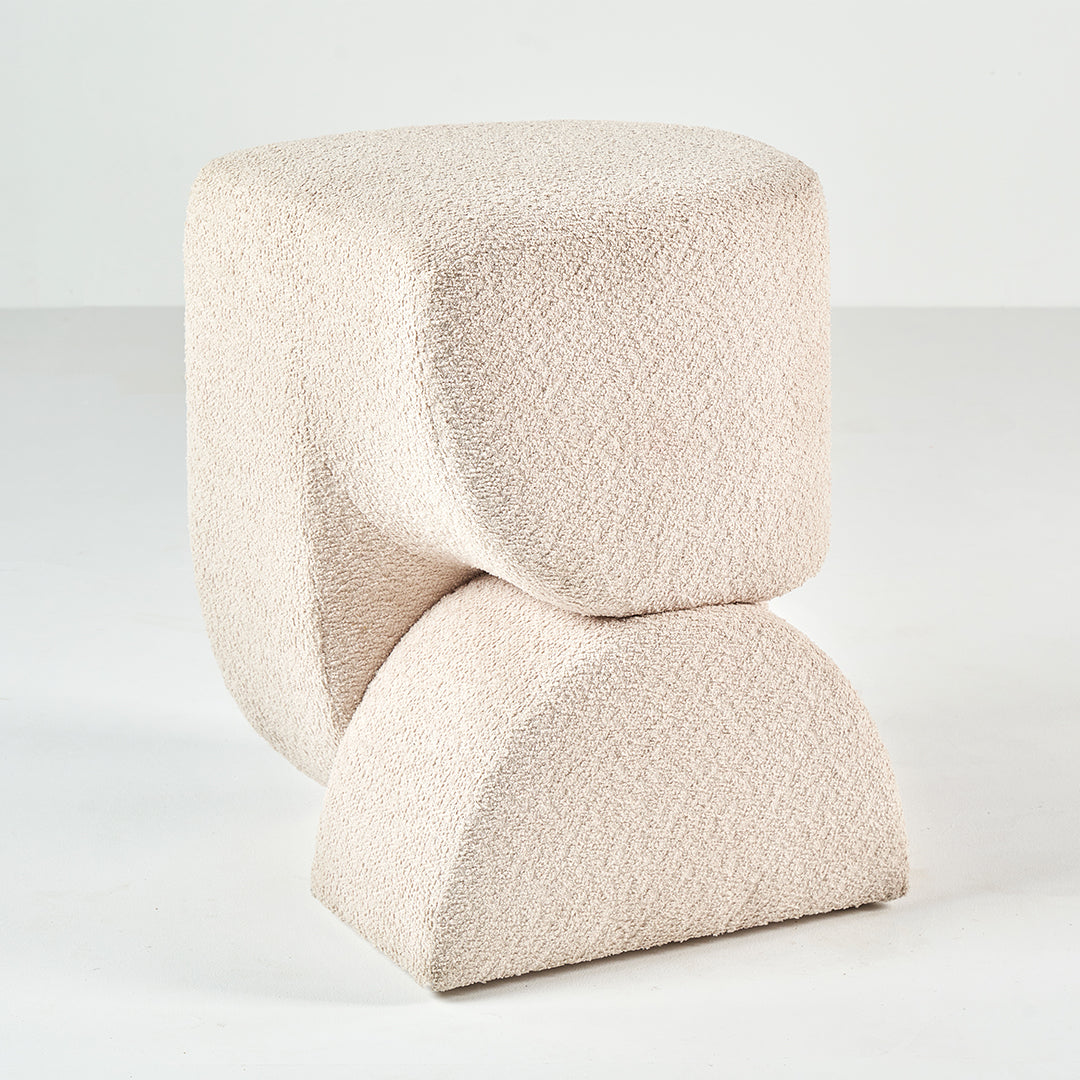 Rontal- Side Table/ Pouf