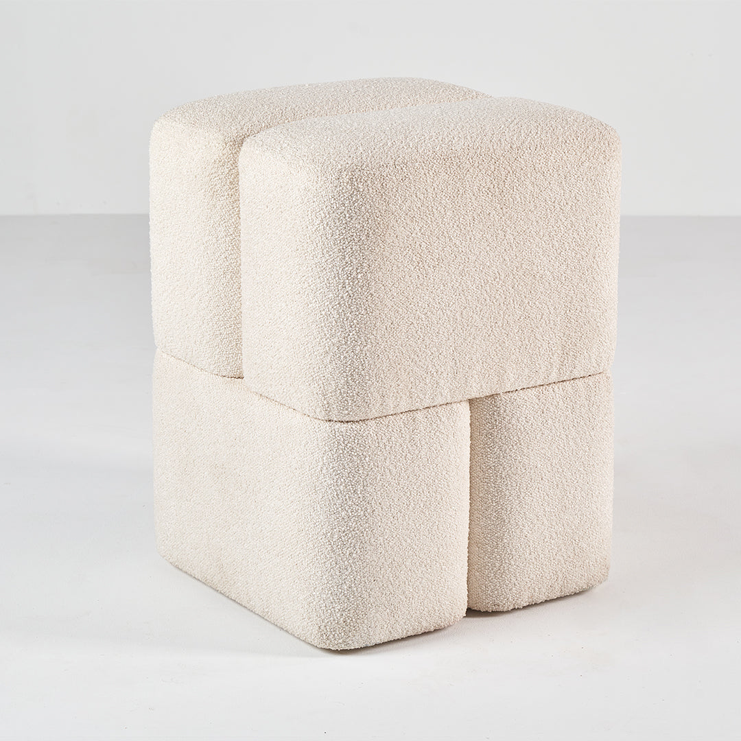 Rontal- Side Table/ Pouf