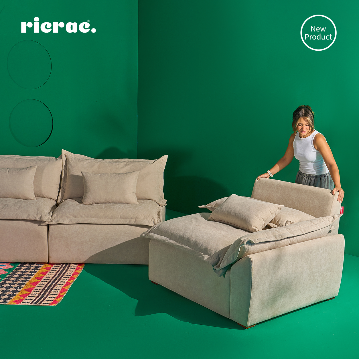 Rubano- Super Soft Sofa with Back Mechanism