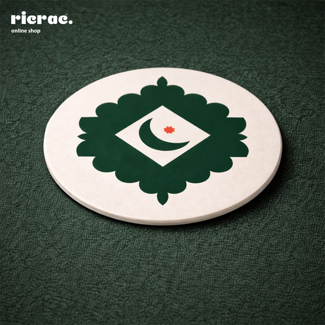 Coasters – Hilal with Orange star motifs