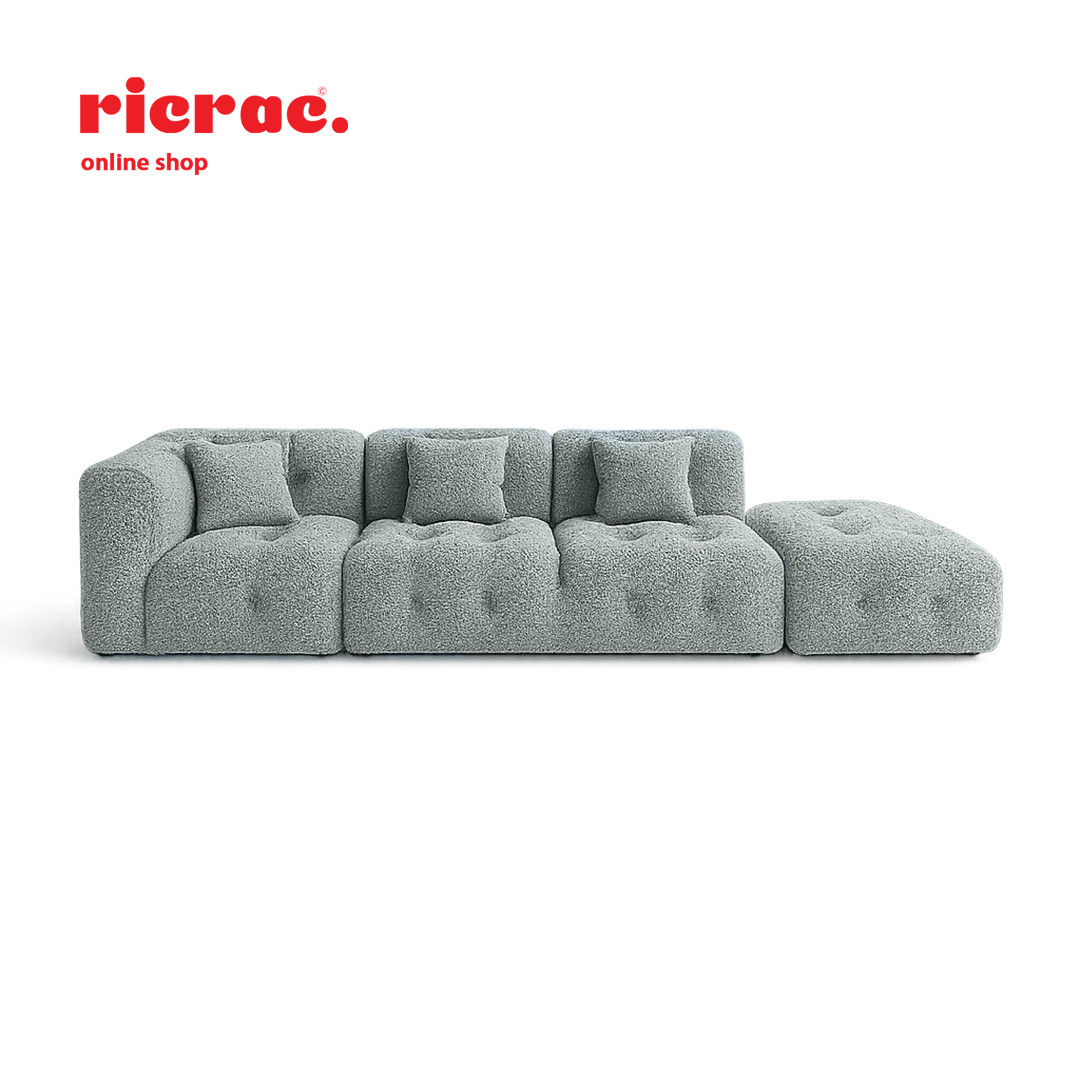 Redano- 3 Seaters Modular Sofa  & a Pouf