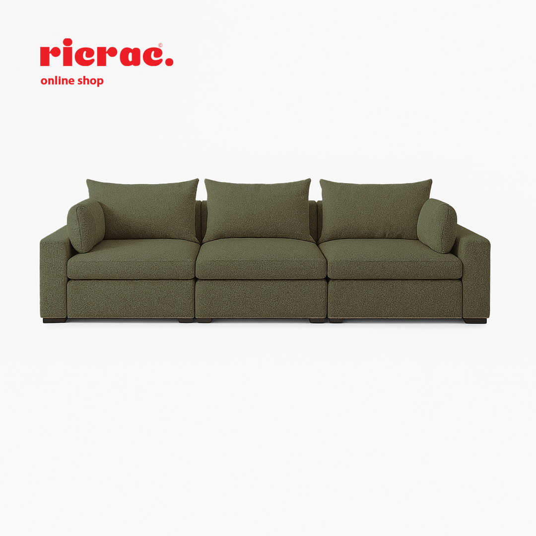 رافا- أريكة ناعمة للغاية بثلاثة مقاعد