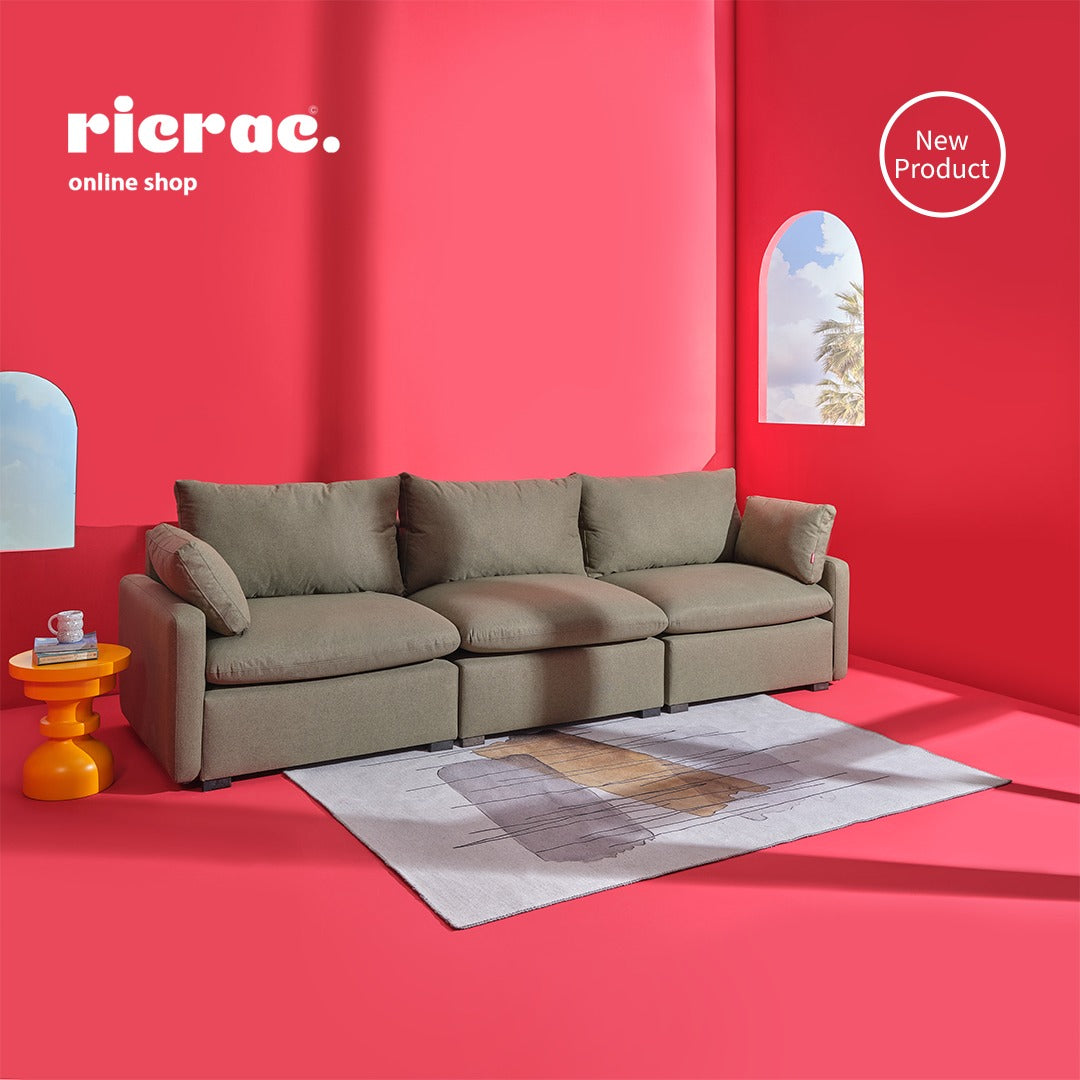 Rabou- Super Soft 3 Seaters Sofa