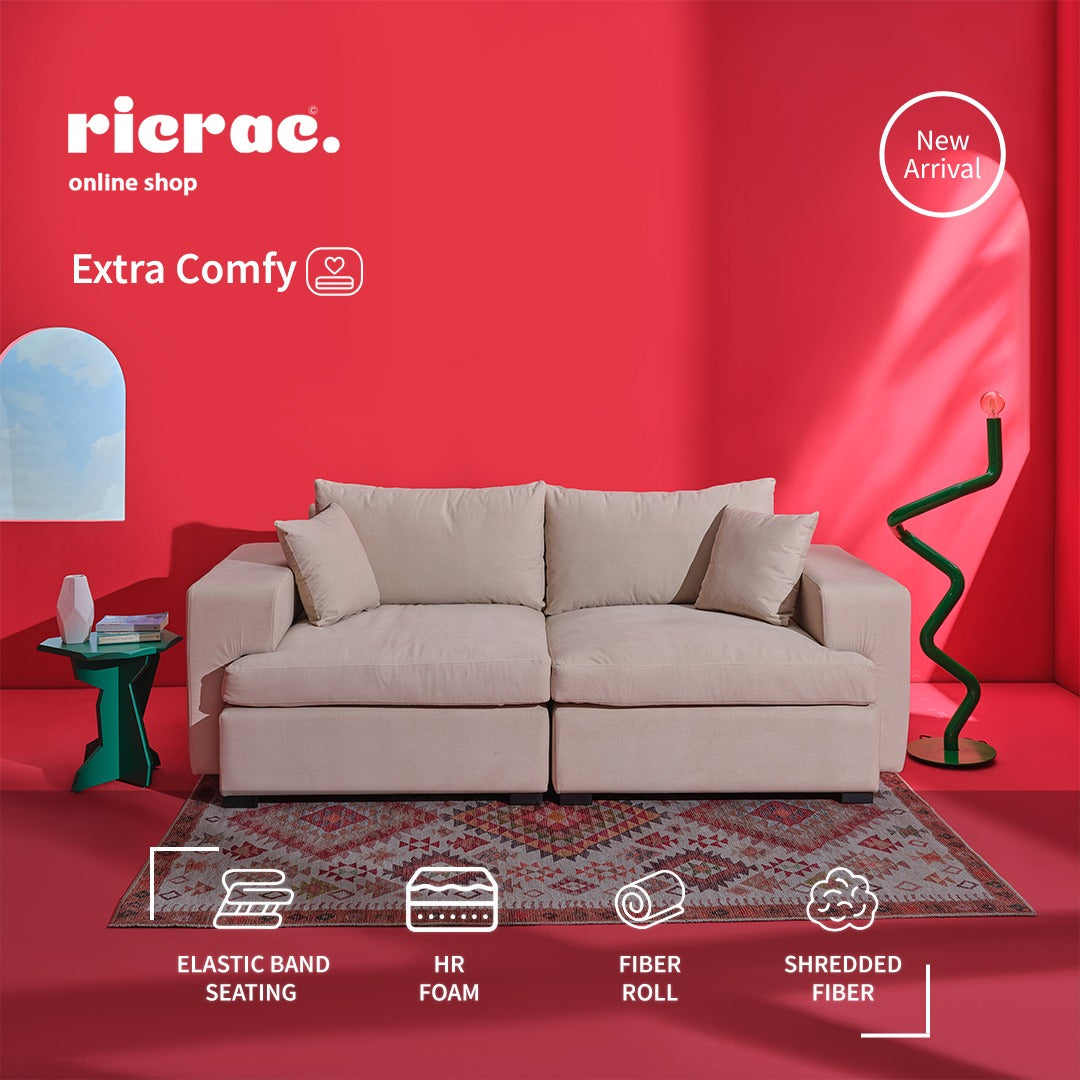 Ratool- Ultra Soft 2 Seaters Modular Sofa