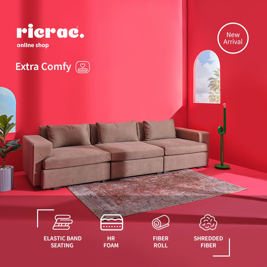 Ratool- Ultra Soft 3 Seaters Modular Sofa