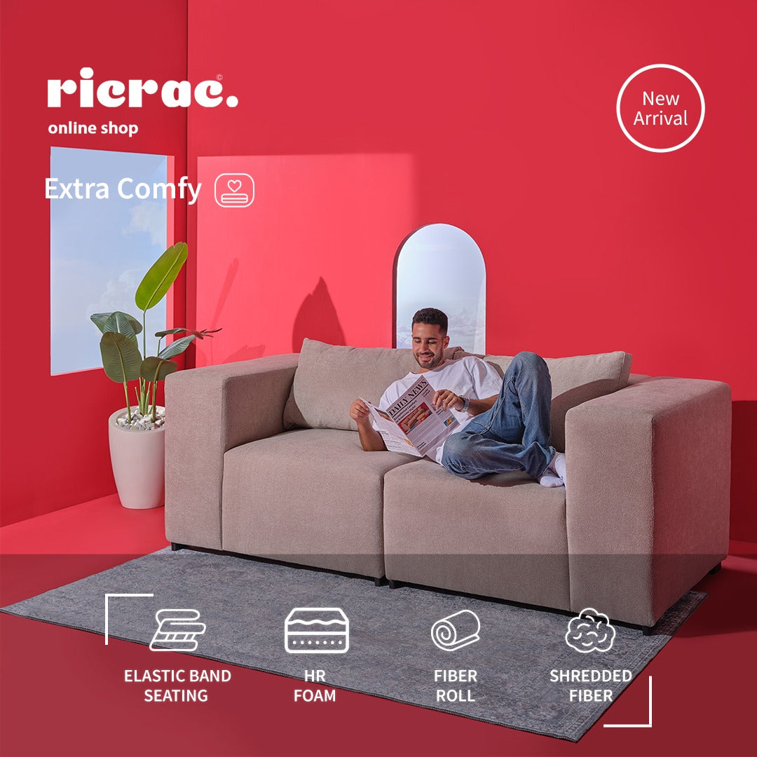 Rokal- Super Soft 2 Seaters Modular Sofa
