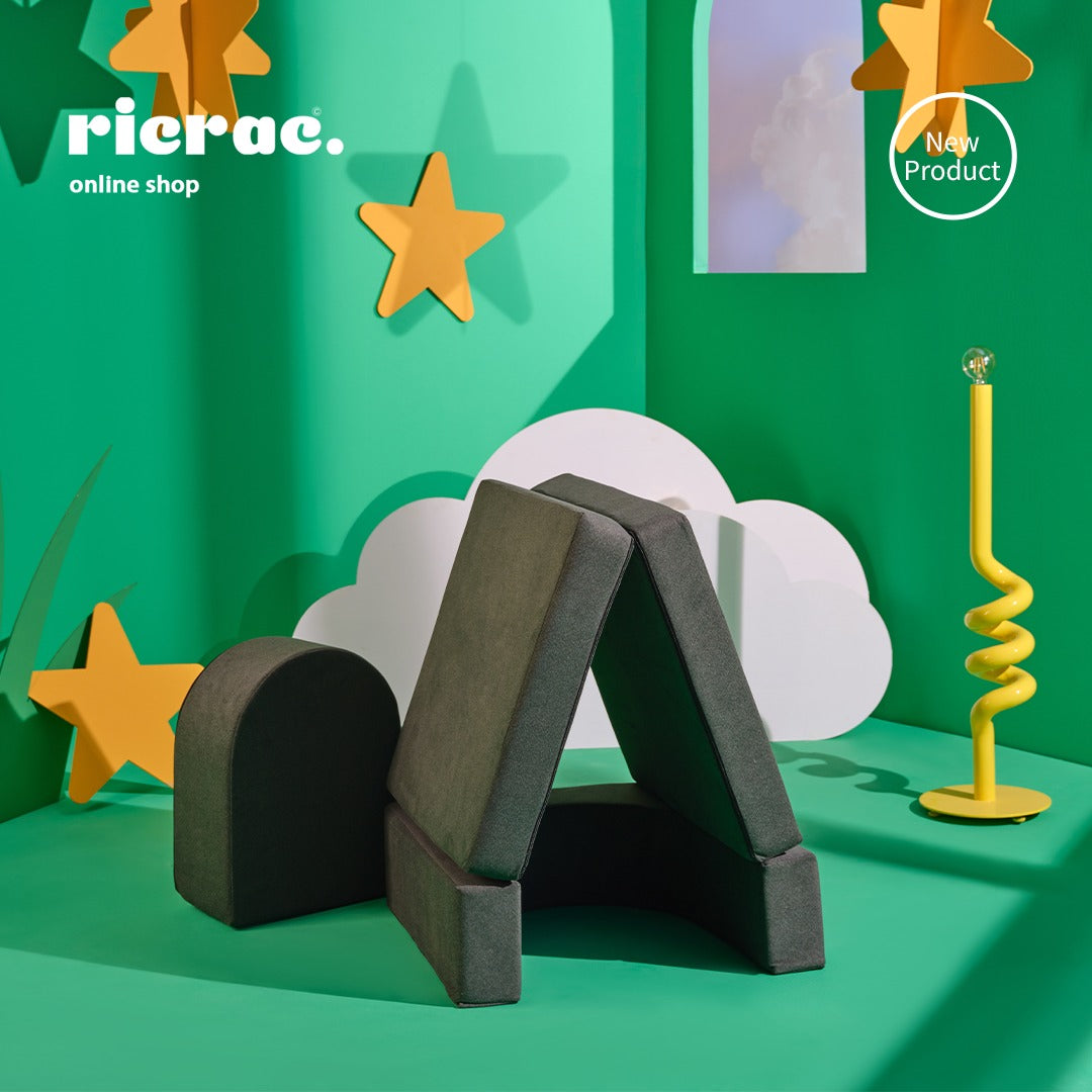 Ragoola- Multi functional Kids Chair in a playful setting with colorful decor and shapes.