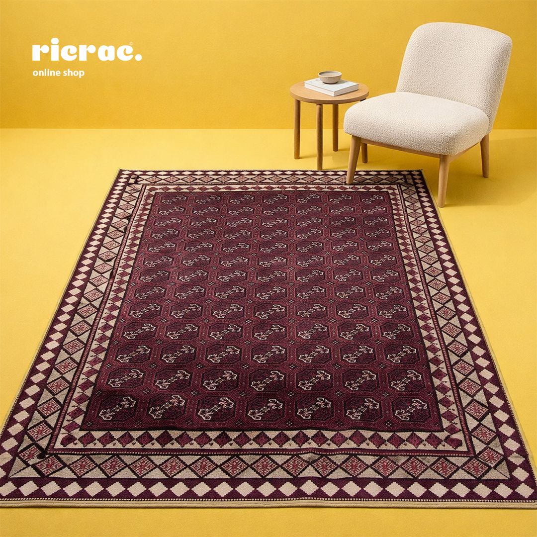 Ratasha- Printed Chenille cotton with Ganga Rug