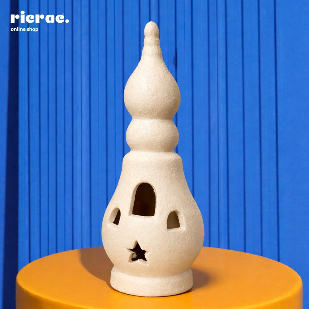 Rondash clay accessory, a decorative ceramic piece for Ramadan, enhancing living spaces with modern elegance.
