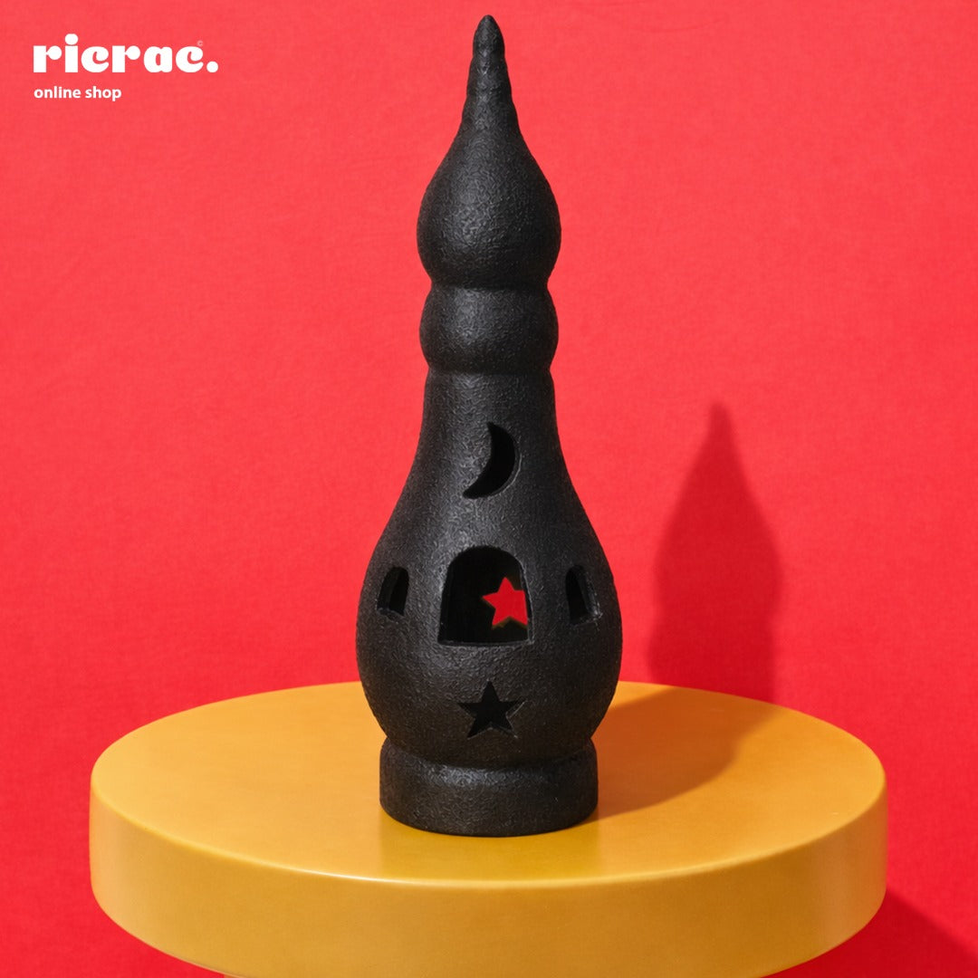 Rondash clay accessories in elegant black design, perfect for Ramadan decorations.