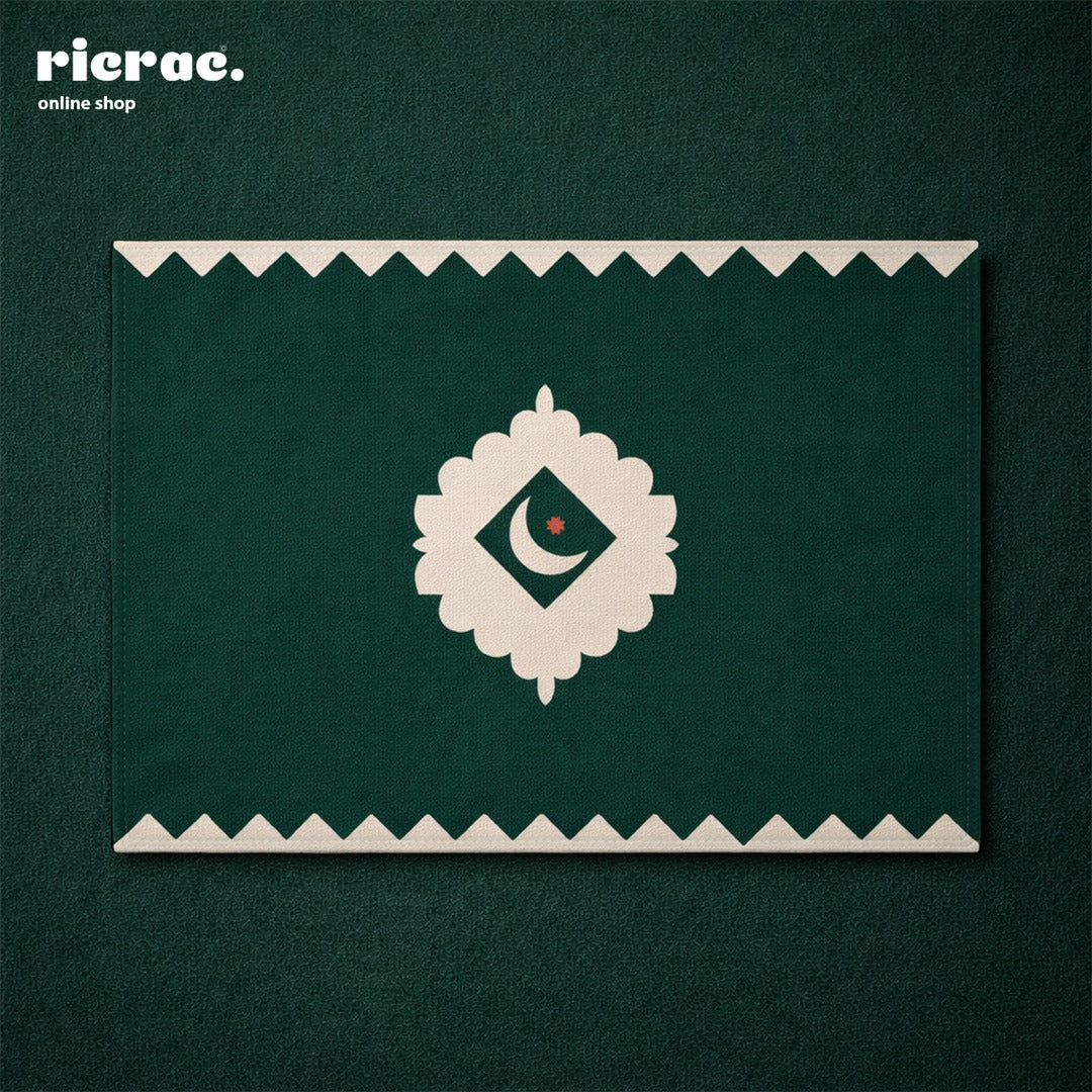 Waterproof Placemats – Hilal with Orange star motifs