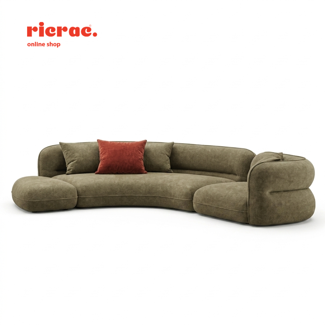Ravido- Super Soft Seaters Curved Sofa