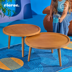 Rova-Center Table with circular design, perfect for living spaces with modern decor.
