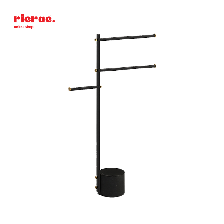 Rolvik- Metal Towels Stand for organized bathroom storage with sleek design and modern finish.