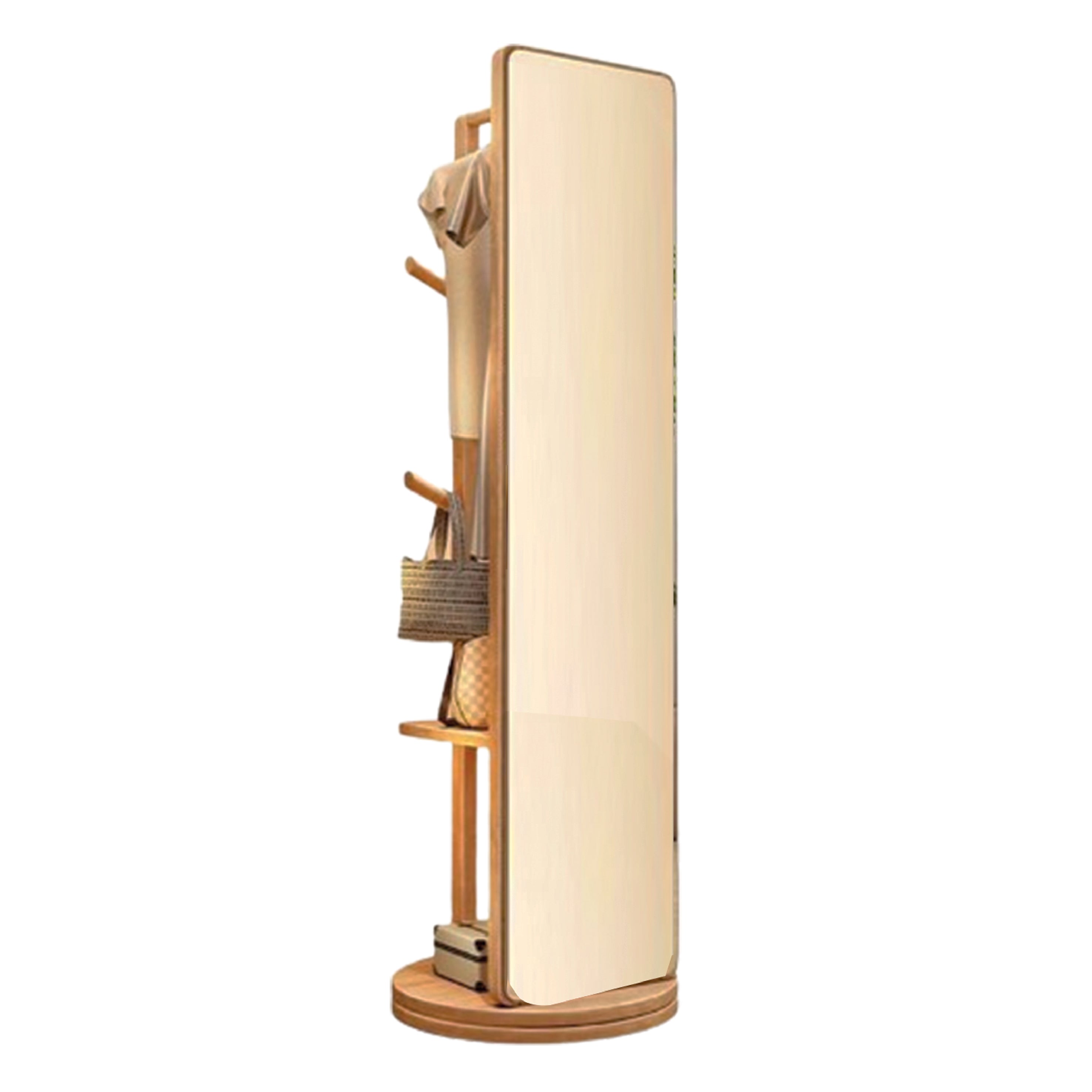 Rentoof Round Rack Mirror - Stylish & Functional – Ricrac Shop