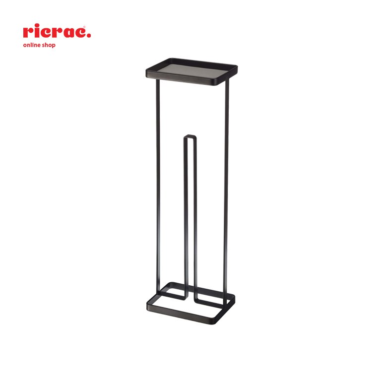 Rosan- Paper Towel Metal Stand showcasing a modern design with a sleek finish for a tidy bathroom.