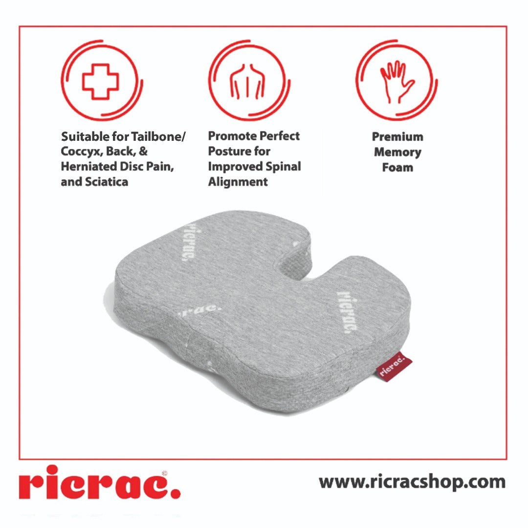 Portable Tailbone Cushion - Pain Relief & Comfort - Ricrac Shop