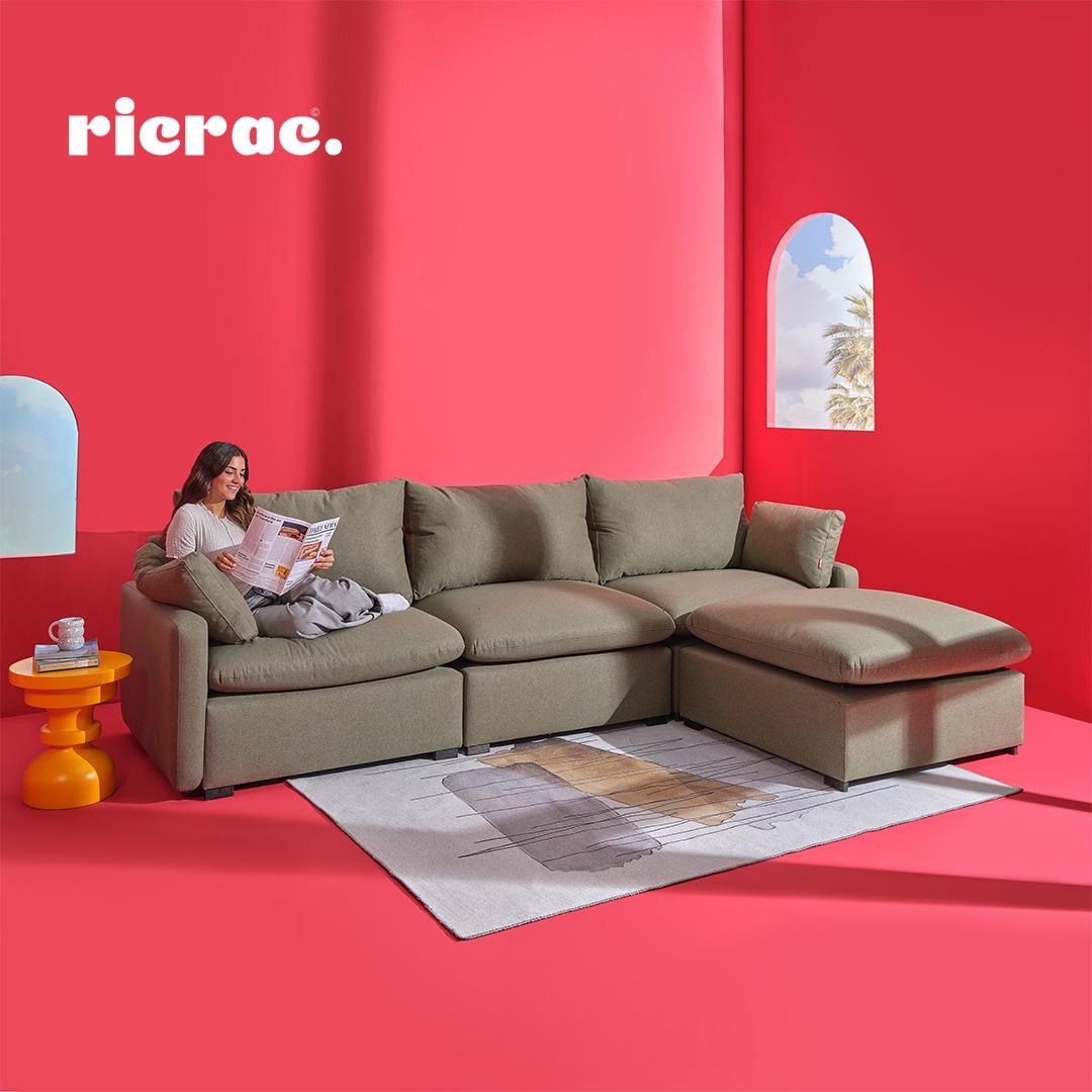 Rabou- Super Soft Lshape Sofa