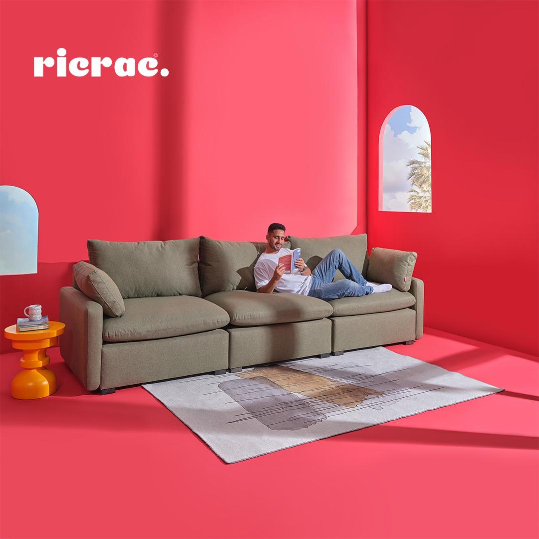 Rabou- Super Soft 3 Seaters Sofa