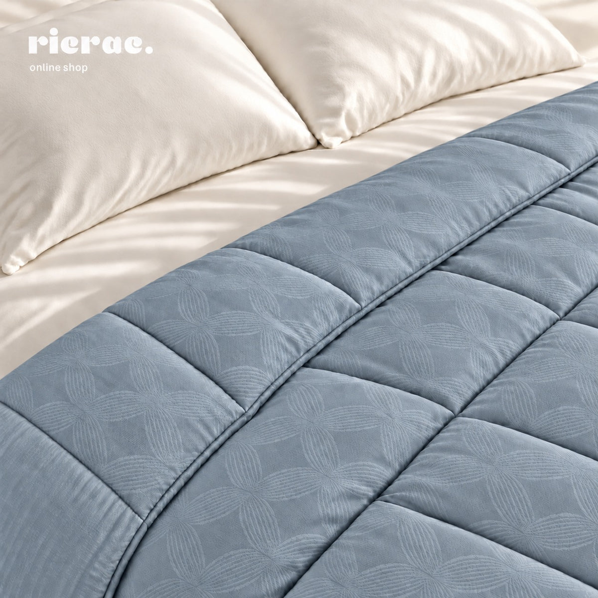 Jacquard Tencel Comforter & 2 pillow cases- Leaves