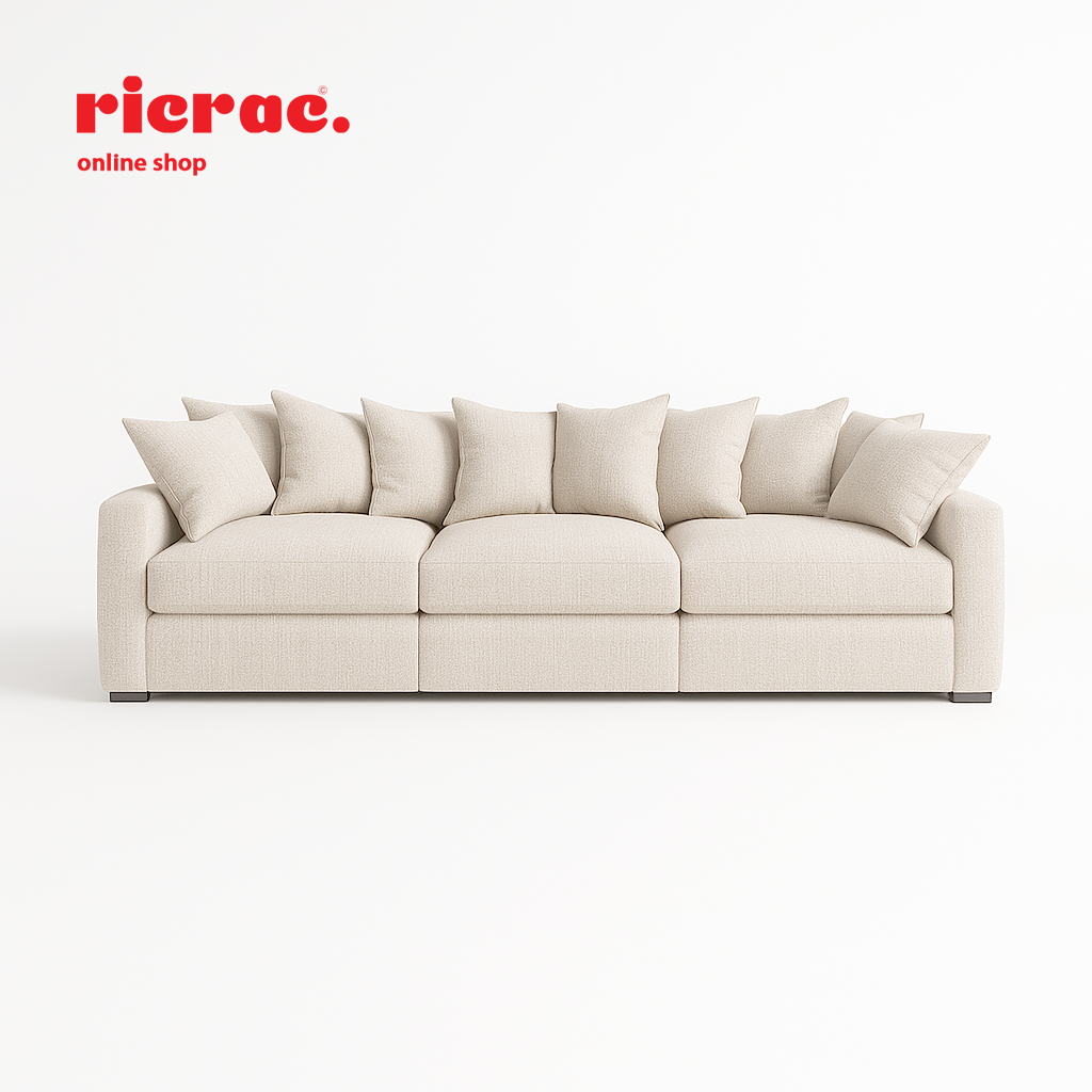 راندي - أريكة ناعمة جدًا بثلاثة مقاعد