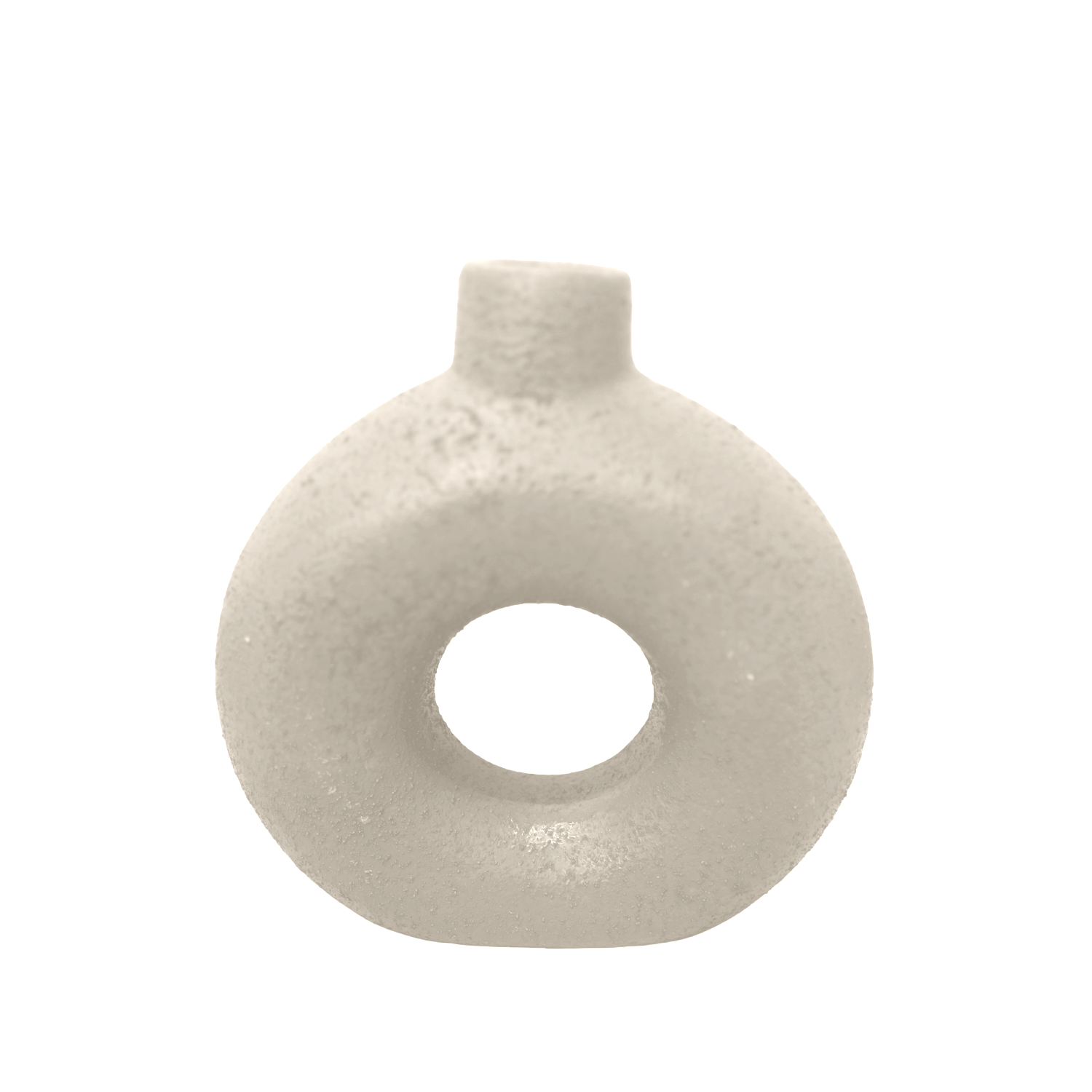 Handcrafted Ronuts Clay Accessory, a decorative vase adding warmth to any space.