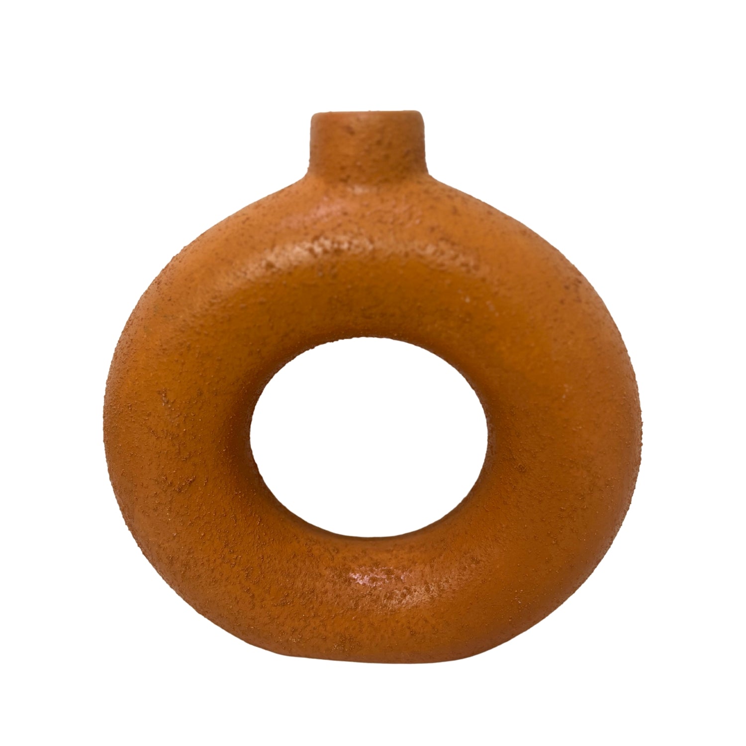 Ronuts Clay Accessory, handcrafted clay vase in earthy tones, perfect for dried flowers or as a unique decor piece.