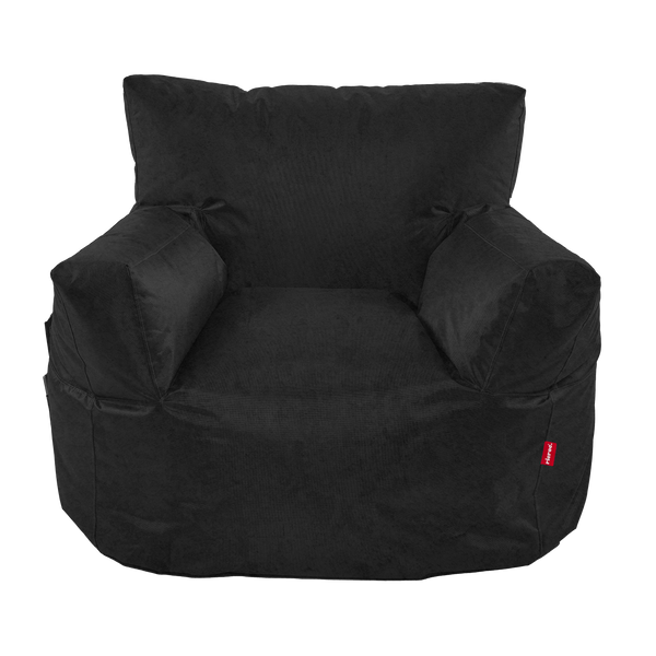 Rajel Black Indoors- Bean Bag Chair