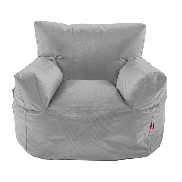 Rajel Light Gray Outdoors- Bean Bag Chair