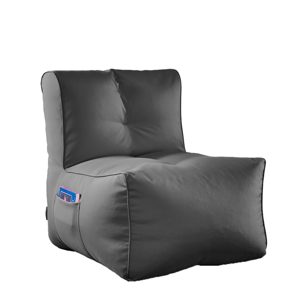 Relaxa - Bean Bag Chair Dark Gray Outdoors