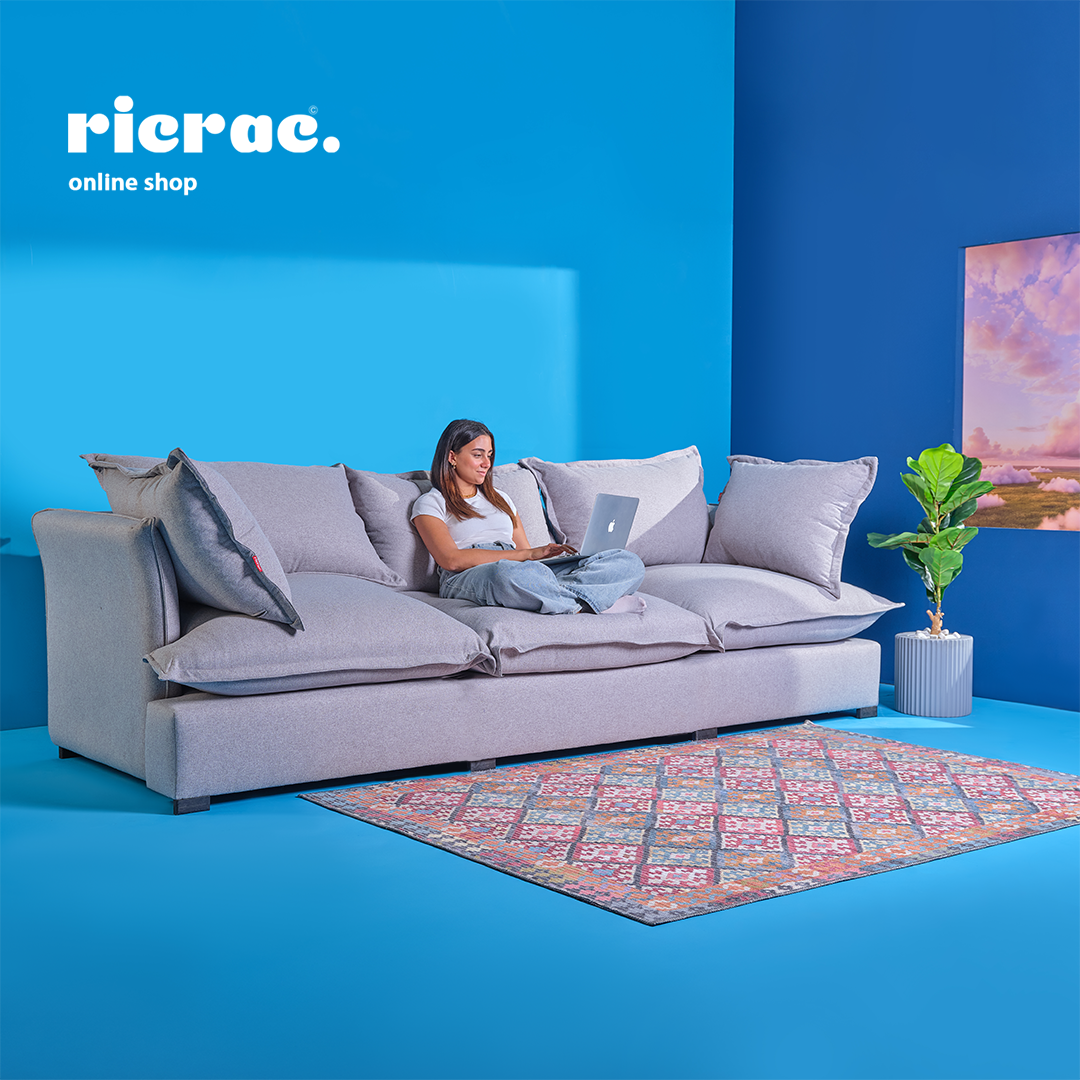 Rakolo- Ultra Fluffy 3 Seaters Sofa