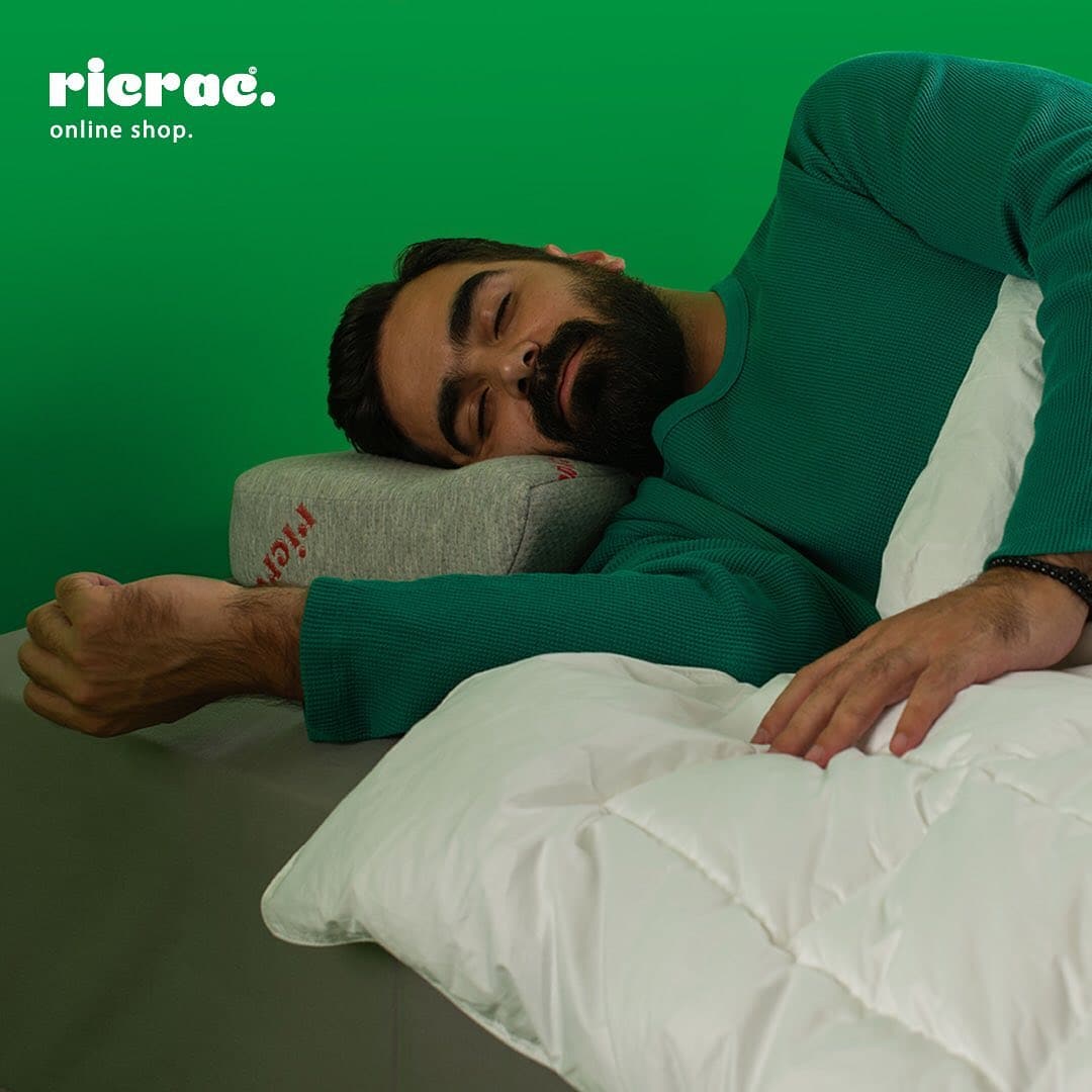 Waved Neck Side Sleepers Pillow - Ricrac Shop