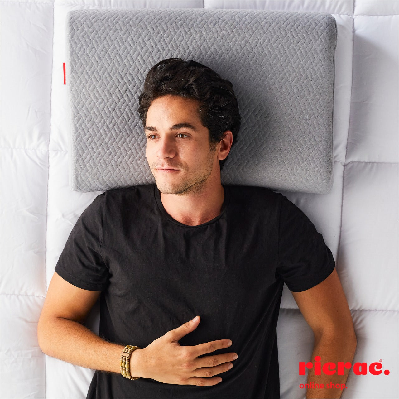 Hard Curved Latex Pillow - Curved Latex Pillow - Ricrac Shop