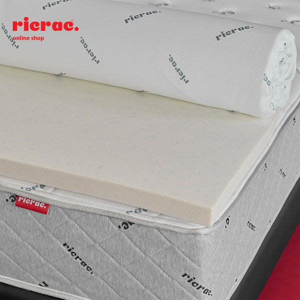 Natural Latex Topper Mattress with cooling gel  particles