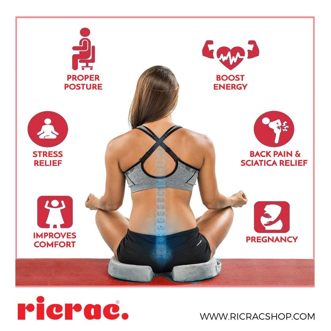 Orthopedic Seat Cushion - Tailbone Seat Cushion - Ricrac Shop
