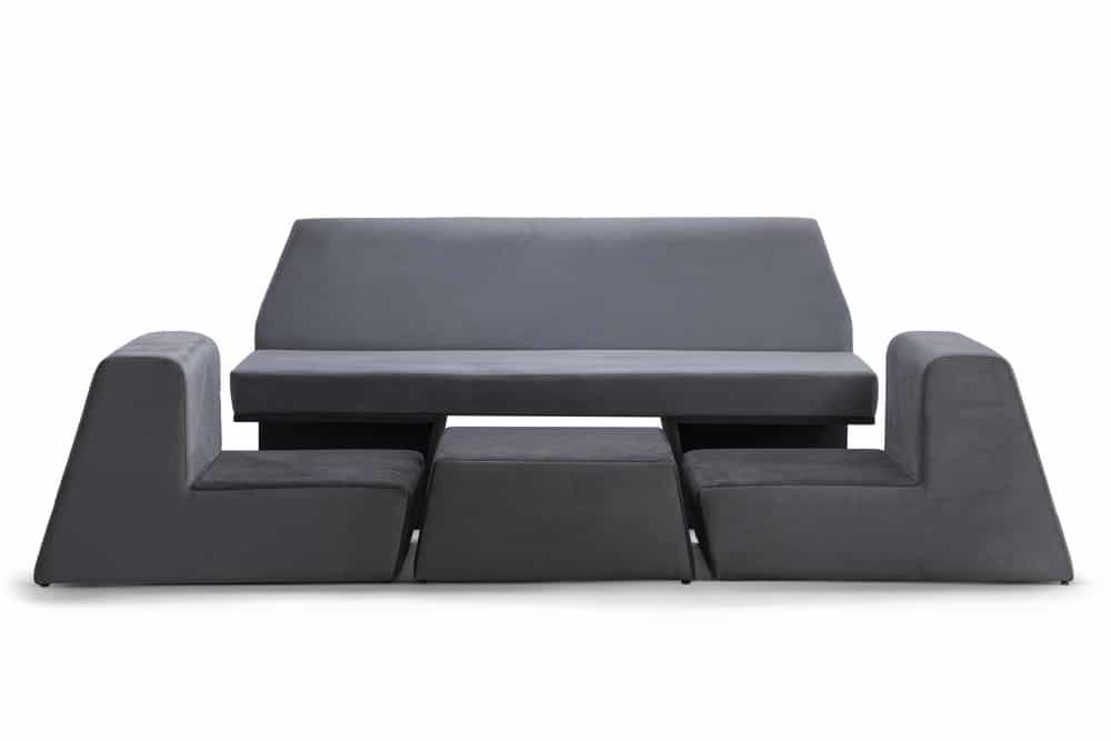 Multifunctional sofa with Two Chairs & Table - Randos