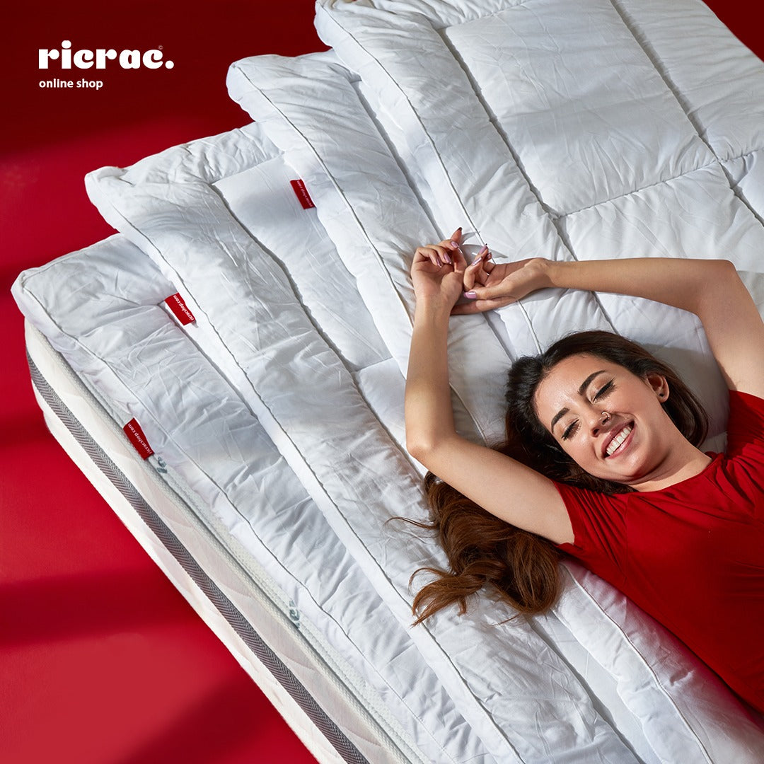 Microfiber Mattress Topper - Soft & Comfortable - Ricrac Shop