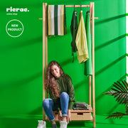 Renleek- Wooden Hanger Rack